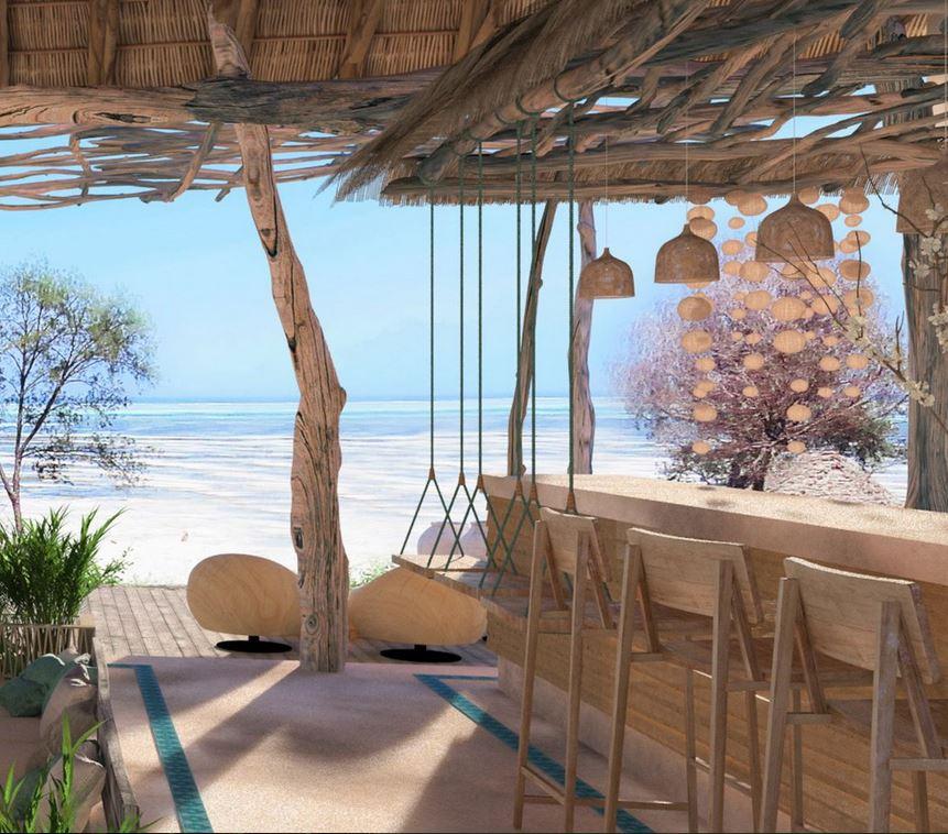 Zanbluu Beach Hotel Кивенга Екстериор снимка